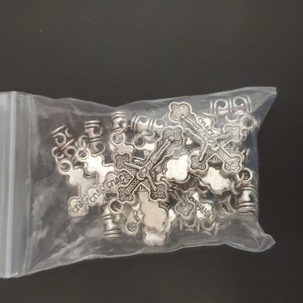 Dangle cross charms
